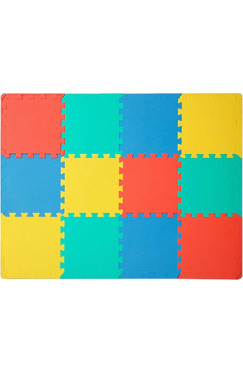 Easy Playhouse Soft Foam Floor Puzzle Tiles, Main, color, Multicolored