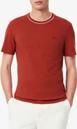Lacoste Regular Fit Tipped Piqué Crewneck T-Shirt