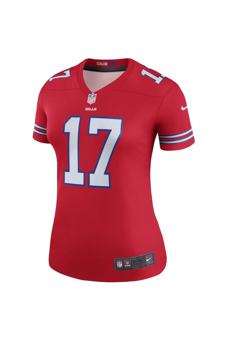 Women's Nike Josh Allen Red Buffalo Bills Color Rush Legend Player Jersey, Alternate, color, RED