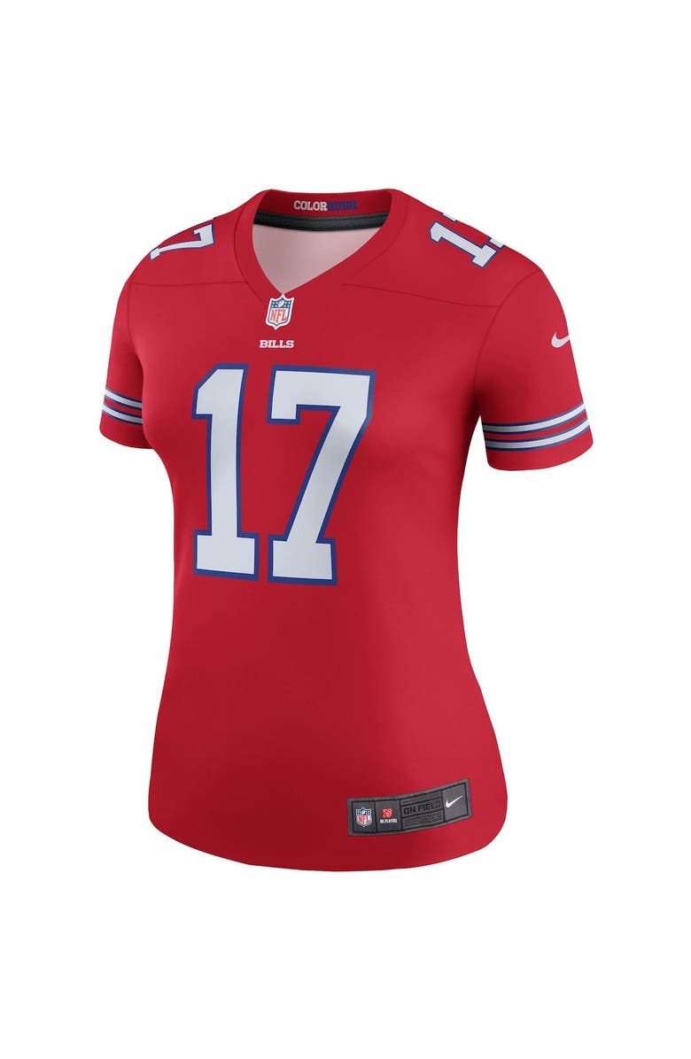 Nike Women's Nike Josh Allen Red Buffalo Bills Color Rush Legend Player Jersey, Alternate, color, 