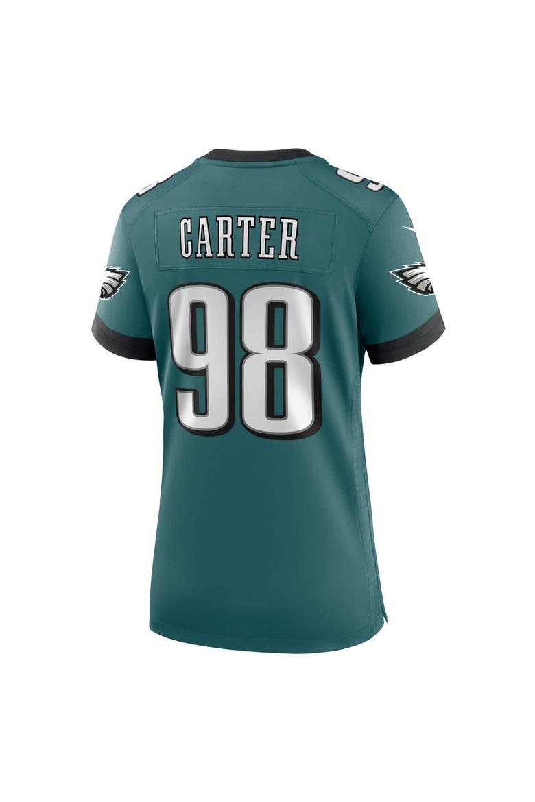 Women's Nike Jalen Carter Midnight Green Philadelphia Eagles Team Game Jersey, Alternate, color, Green
