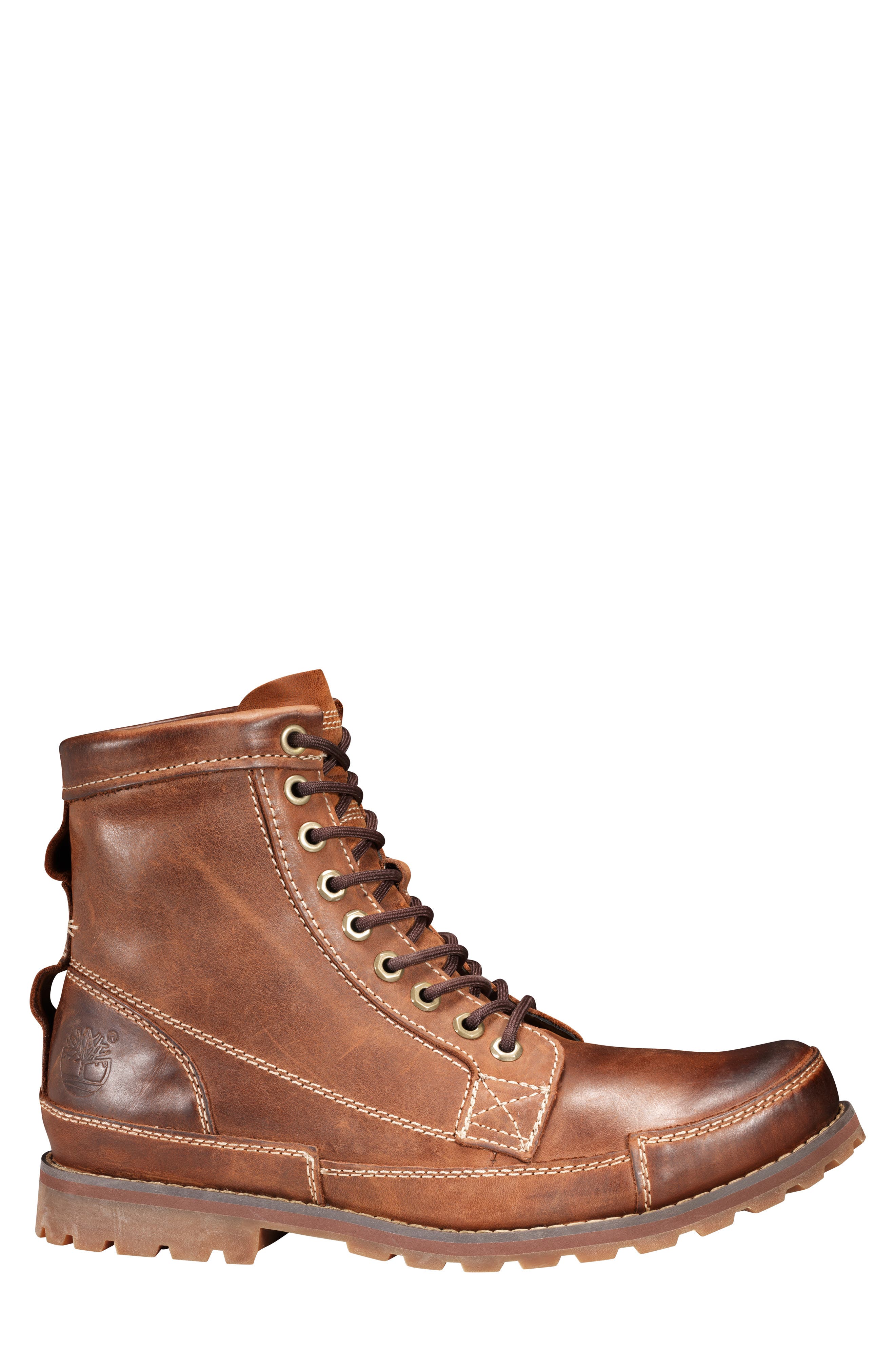 Timberland Earthkeepers<sup>®</sup> Original Mid Plain Toe Boot, Alternate, color, Medium Brown Nubuck