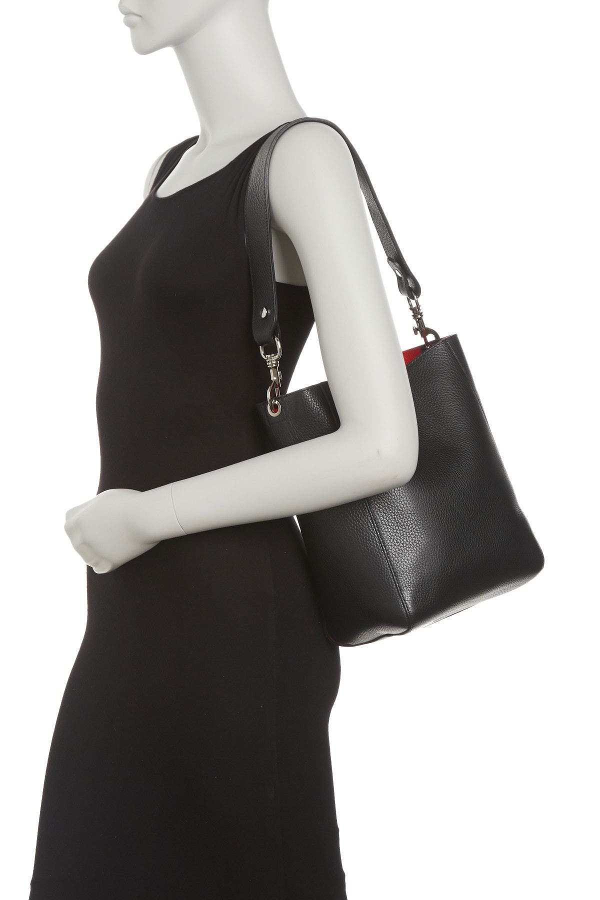 GIORGIO COSTA Leather Shoulder Bag, Alternate, color, 