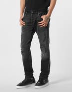 PHILIPP PLEIN 5-Pocket Super Straight Cut Jeans Stars Men