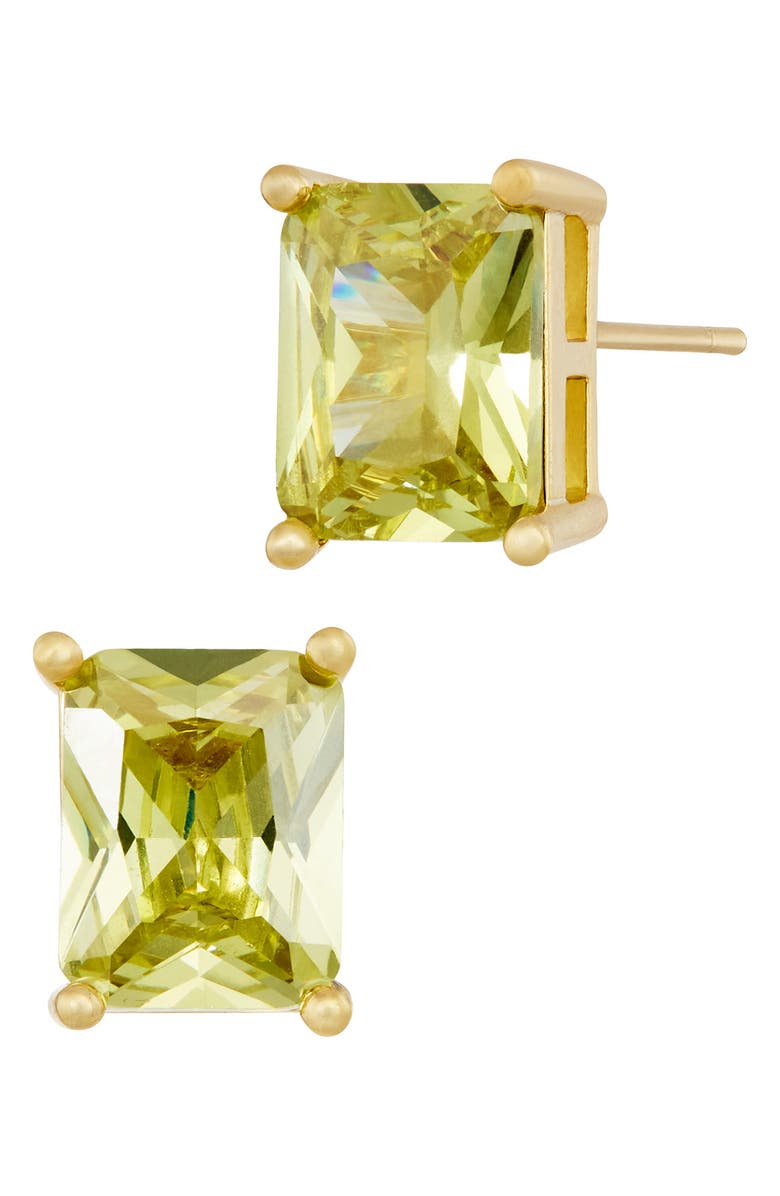 SAVVY CIE JEWELS Mother of Pearl Flower Ear Jackets, Alternate, color, Yellow