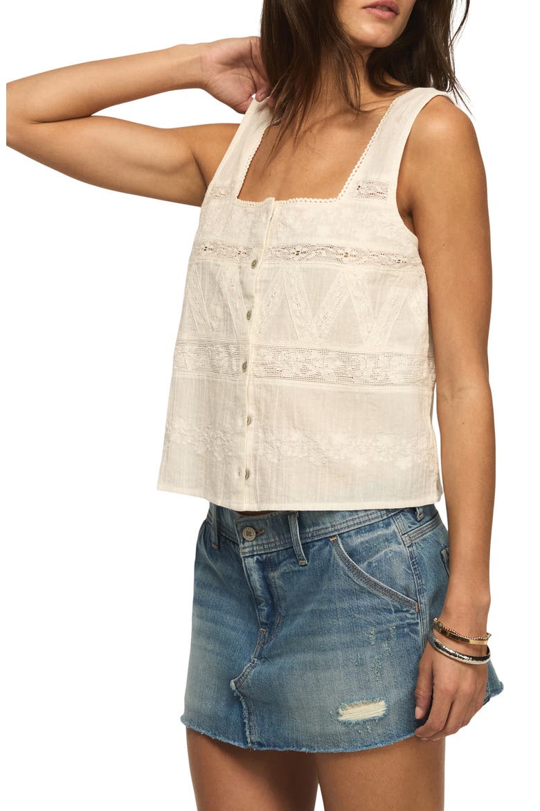 Embroidered Lace Crop Tank, Alternate, color, WHISPER WHITE