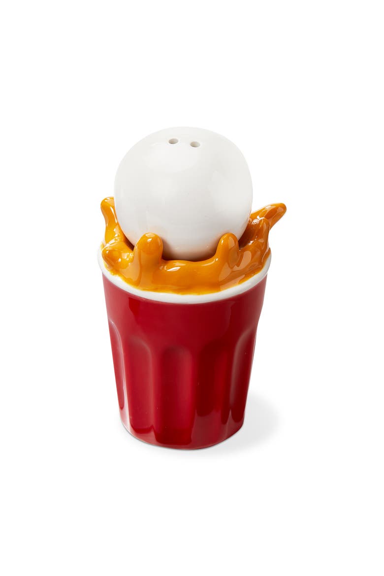 Beer Pong S&P S/2 Multi Earthenware Summer, Main, color, Red