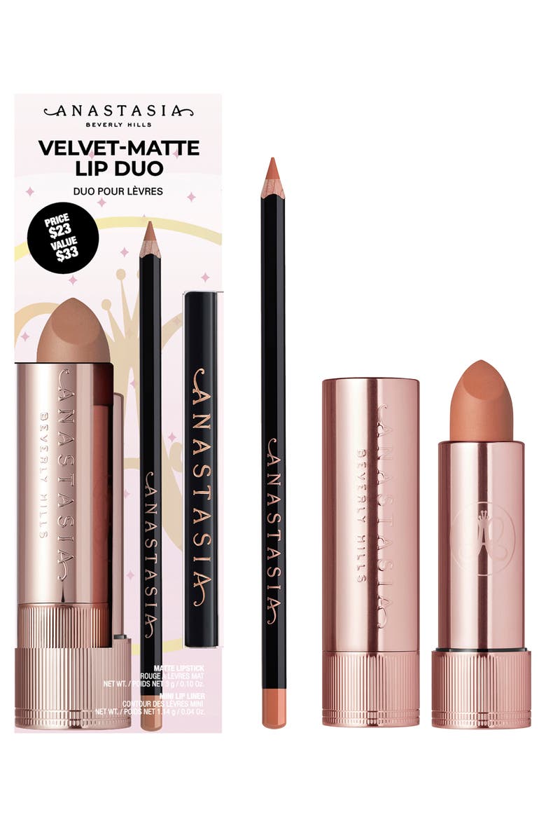 Anastasia Beverly Hills Velvet Matte Lip Duo $32 Value, Main, color,