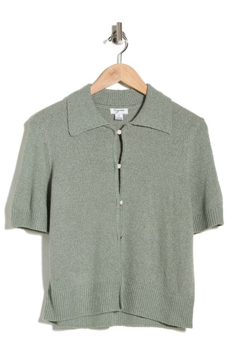 Slub Collared Sweater