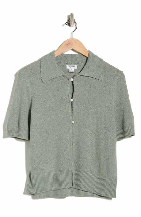 Vigoss Slub Collared Sweater