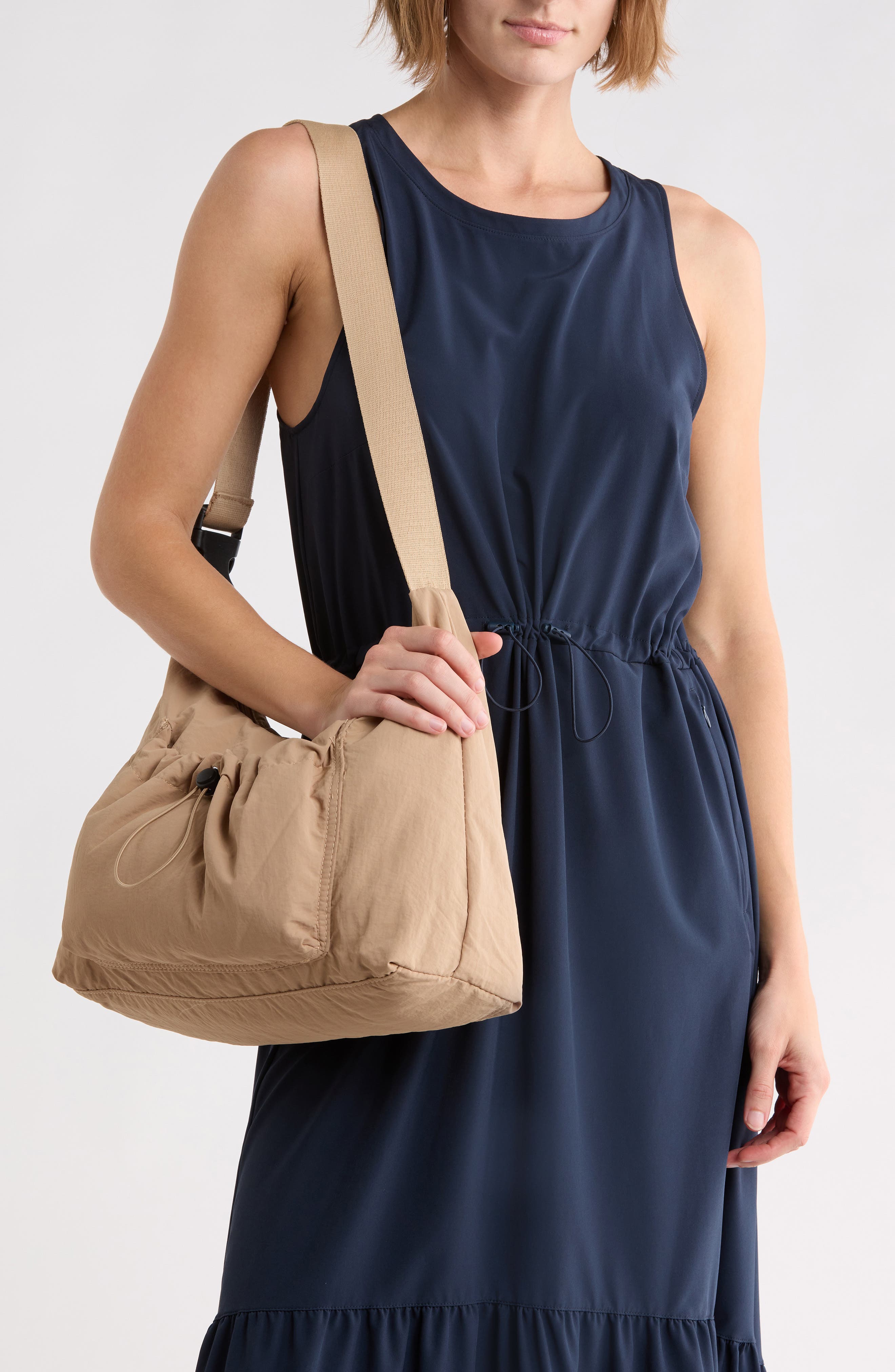 Bungee Crossbody Bag, Alternate, color, TAN PORTABELLA