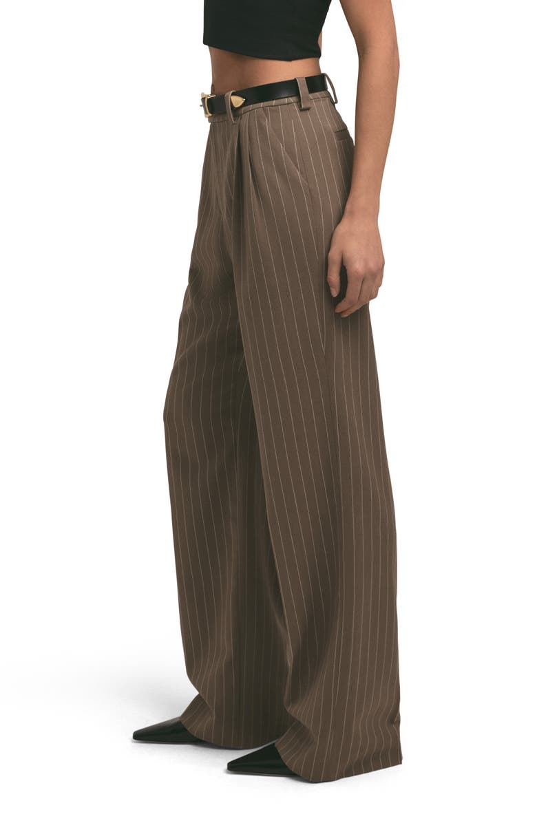 Favorite Daughter The Low Favorite Pants, Alternate, color, Macchiato Pinstripe