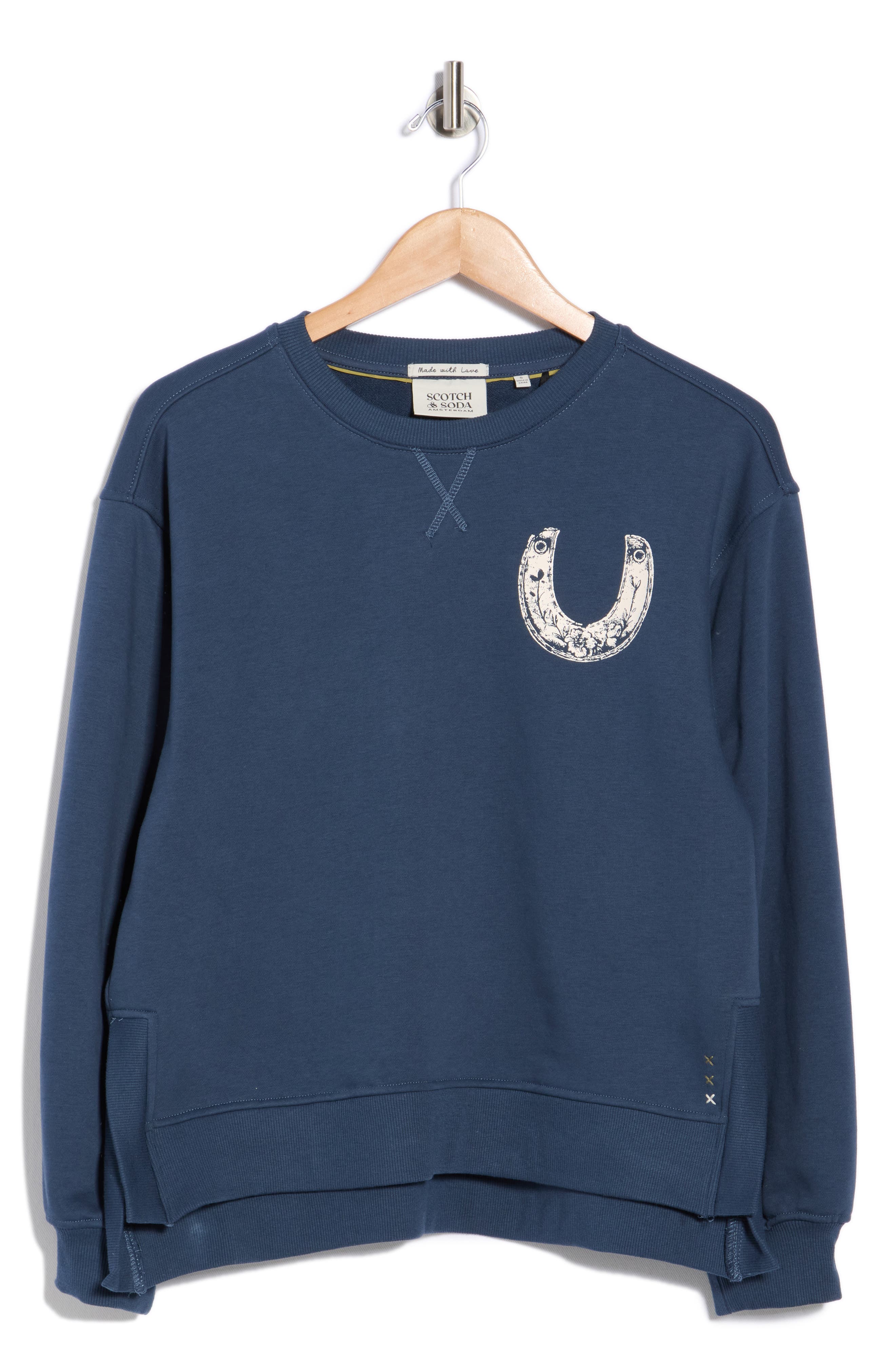Scotch & Soda Oversize Side Vent Sweatshirt