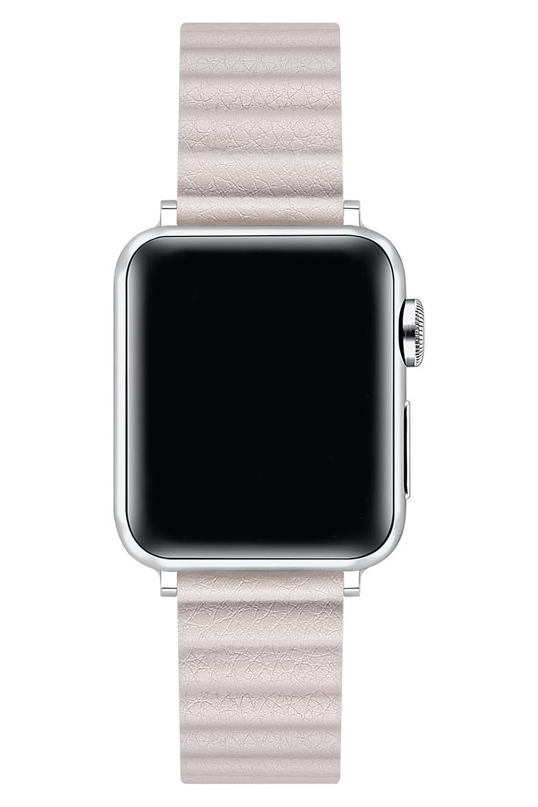 Dakota Faux Leather Apple Watch® Watchband, Alternate, color, LILAC