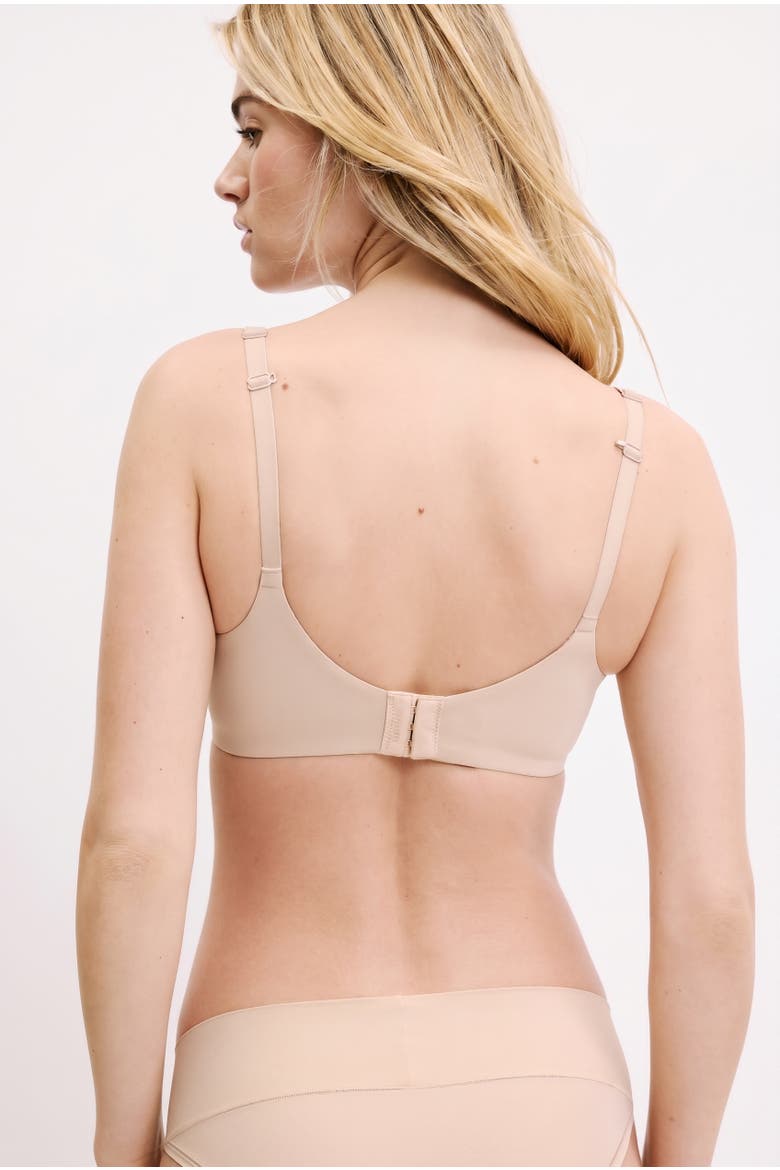 Base Unlined Bra, Alternate, color, Beige