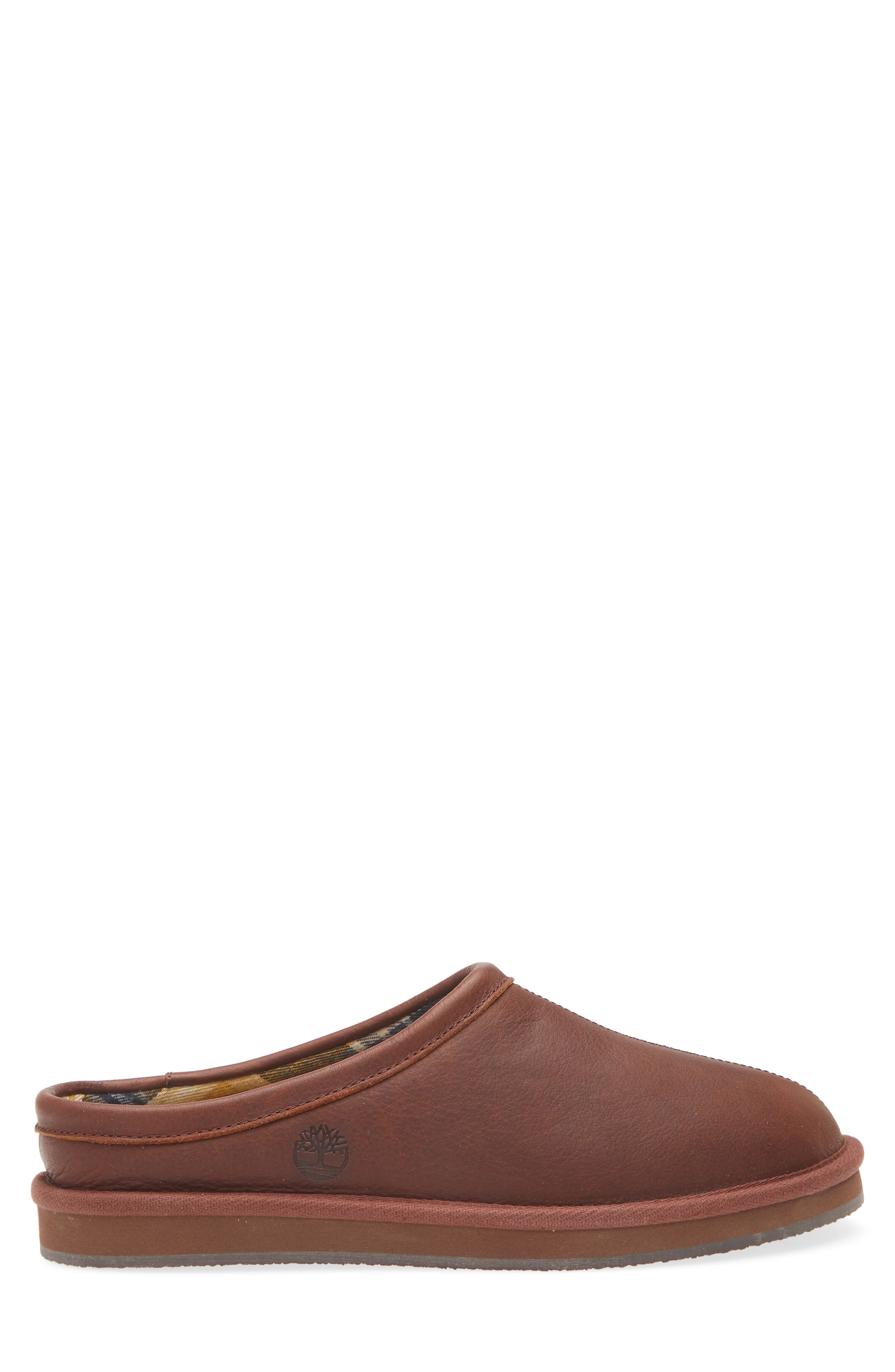Timberland Flannel Lined Clog Slipper, Alternate, color, 