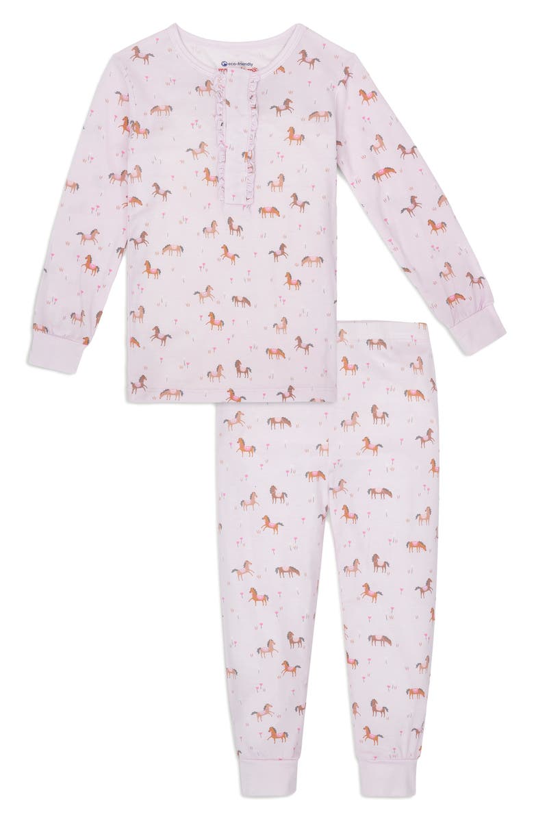 Magnetic Me Kids' Purple Rein Fitted Two-Piece Pajamas, Main, color,