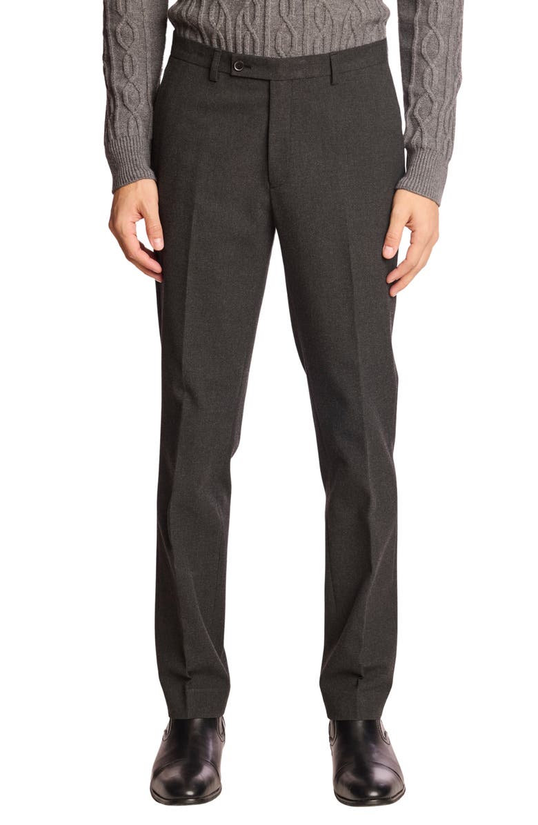 PAISLEY & GRAY Slim Fit Downing Dress Pants, Main, color, Charcoal Grey