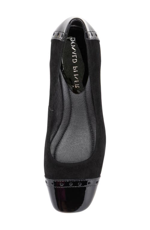 Donald Pliner Cap Toe Pump In Black