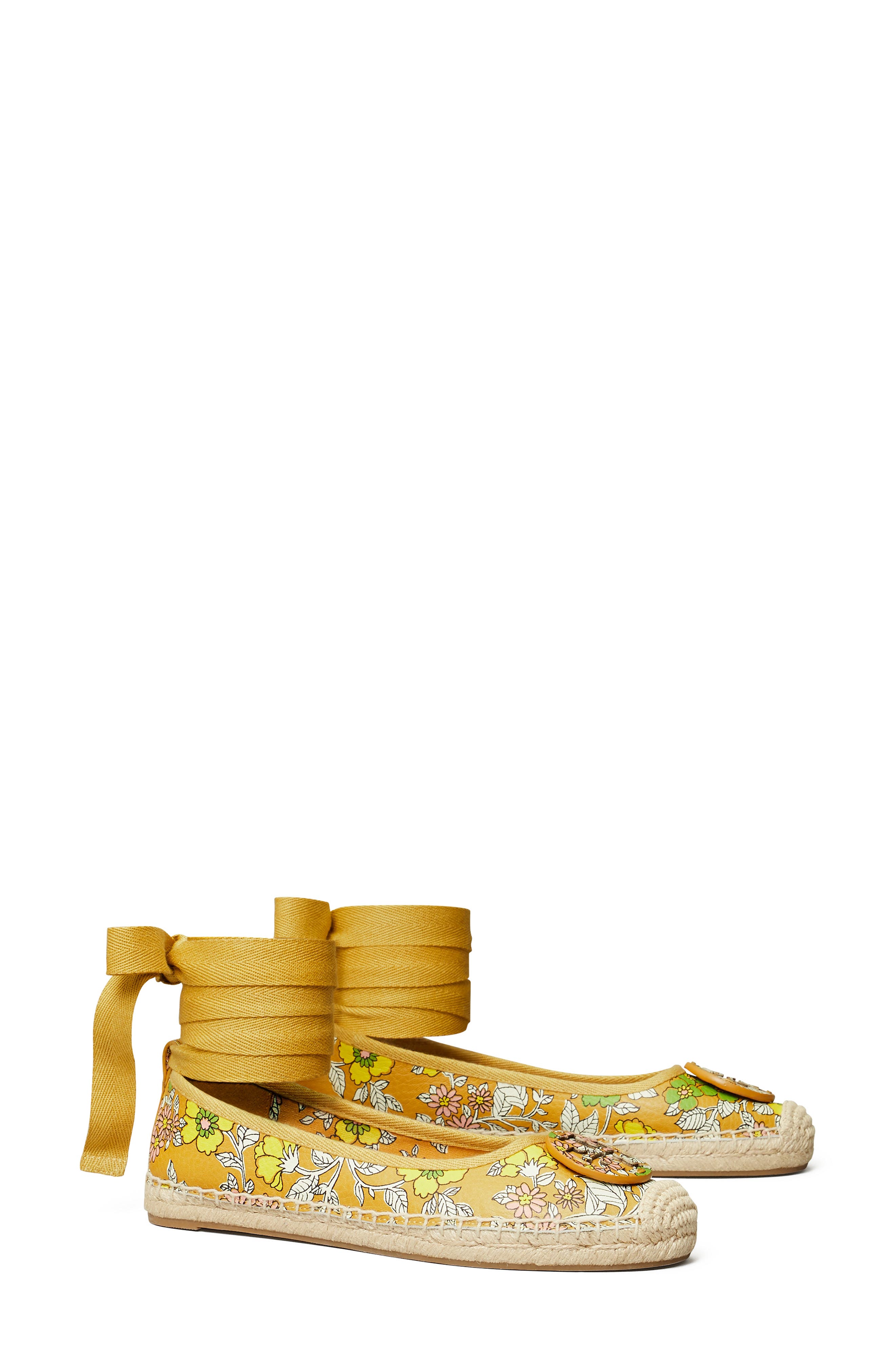 Minnie Ballet Espadrille, Alternate, color, RUST WALLPAPER FLORAL