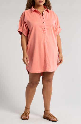 Treasure & Bond Woven Polo Shift Dress