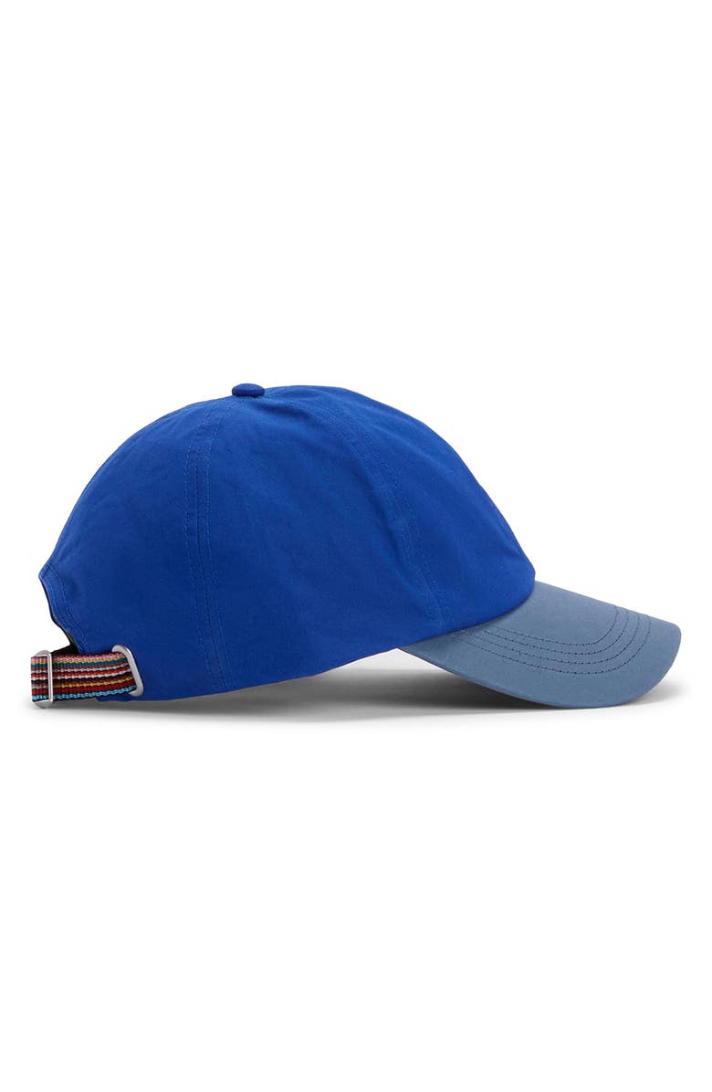 Barbour x Paul Smith Colorblock Adjustable Baseball Cap, Alternate, color, Royal Blue