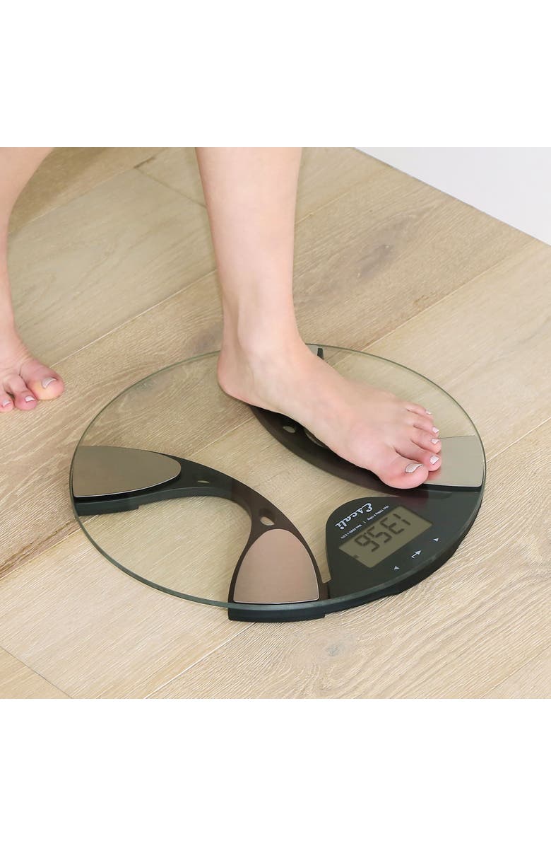 ESCALI Ultra Slim Body Composition Scale, Alternate, color, Glass/Black