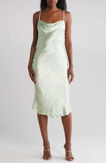 Hammered Satin Slipdress