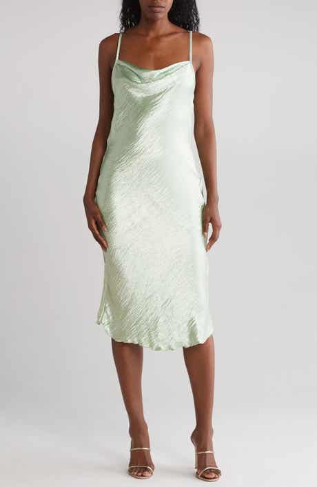 Hammered Satin Slipdress