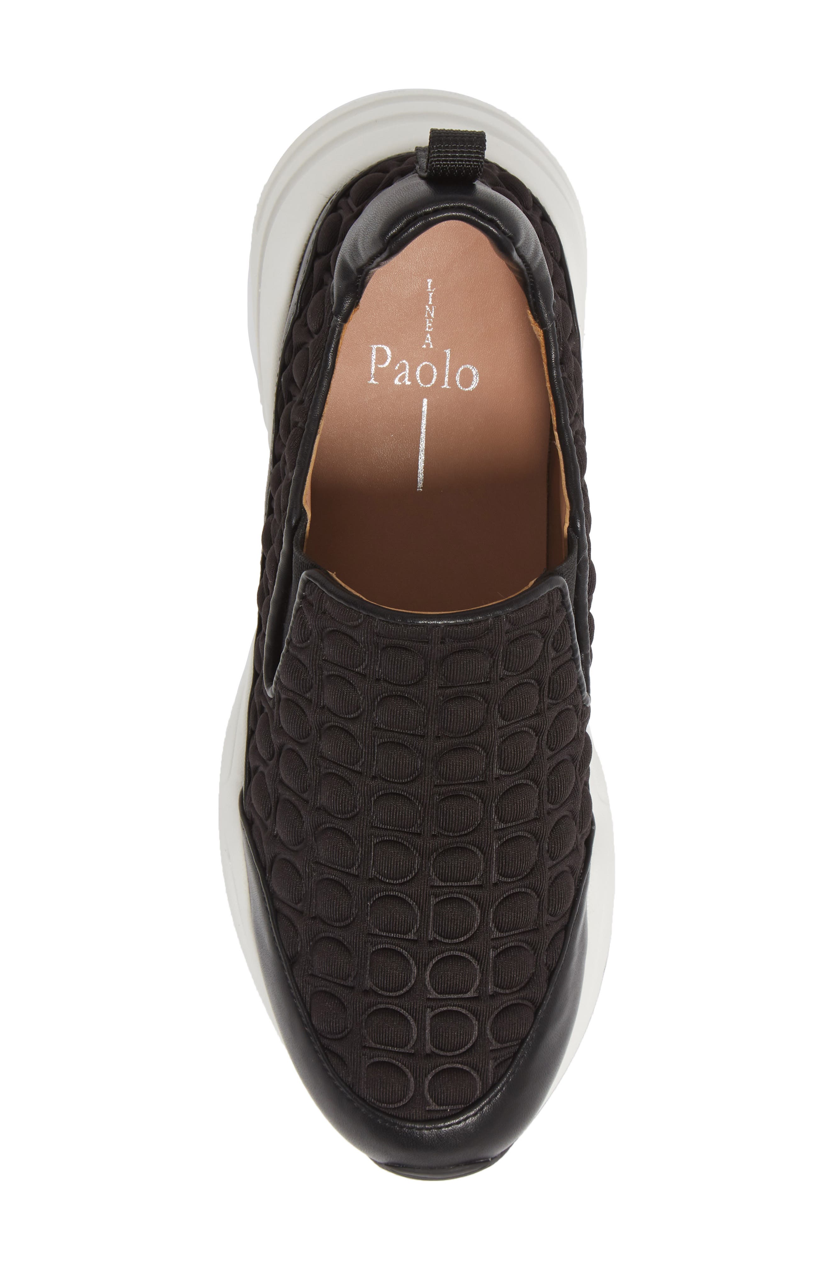 Linea Paolo Rawson Slip-On Sneaker, Alternate, color, Black