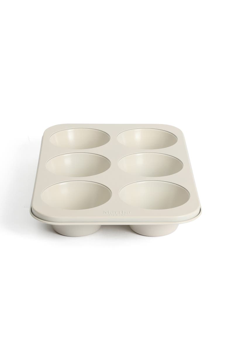 Gallen 10-Piece Ceramic Nonstick Carbon Steel Bakeware Set, Alternate, color, Linen White