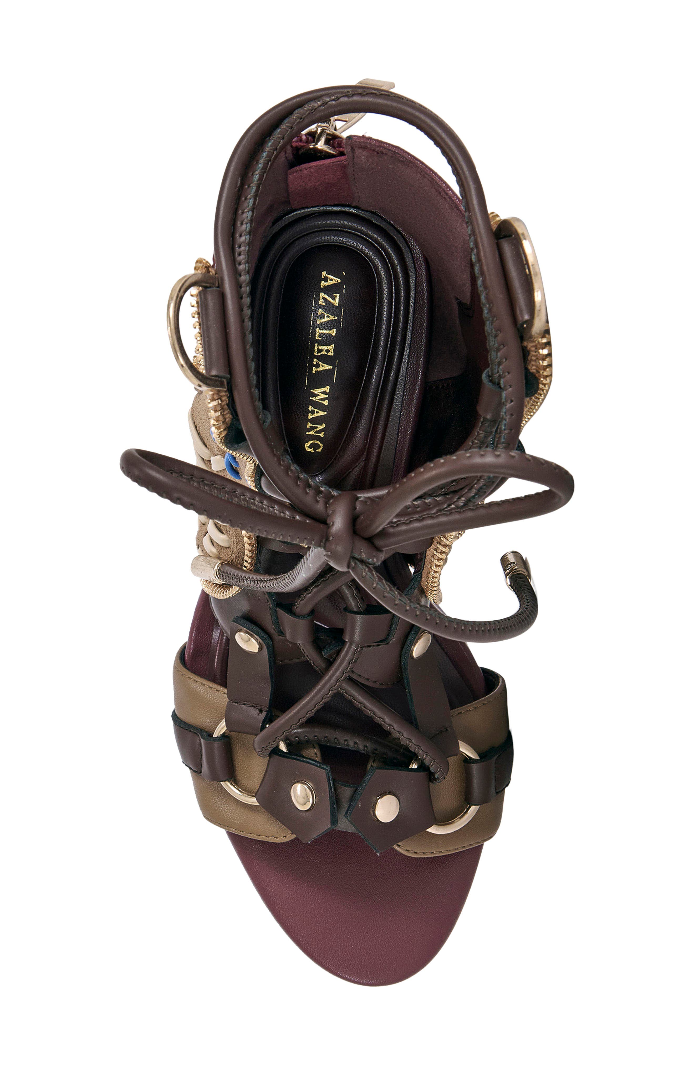Shainia Sandal, Alternate, color, PLUM MULTI