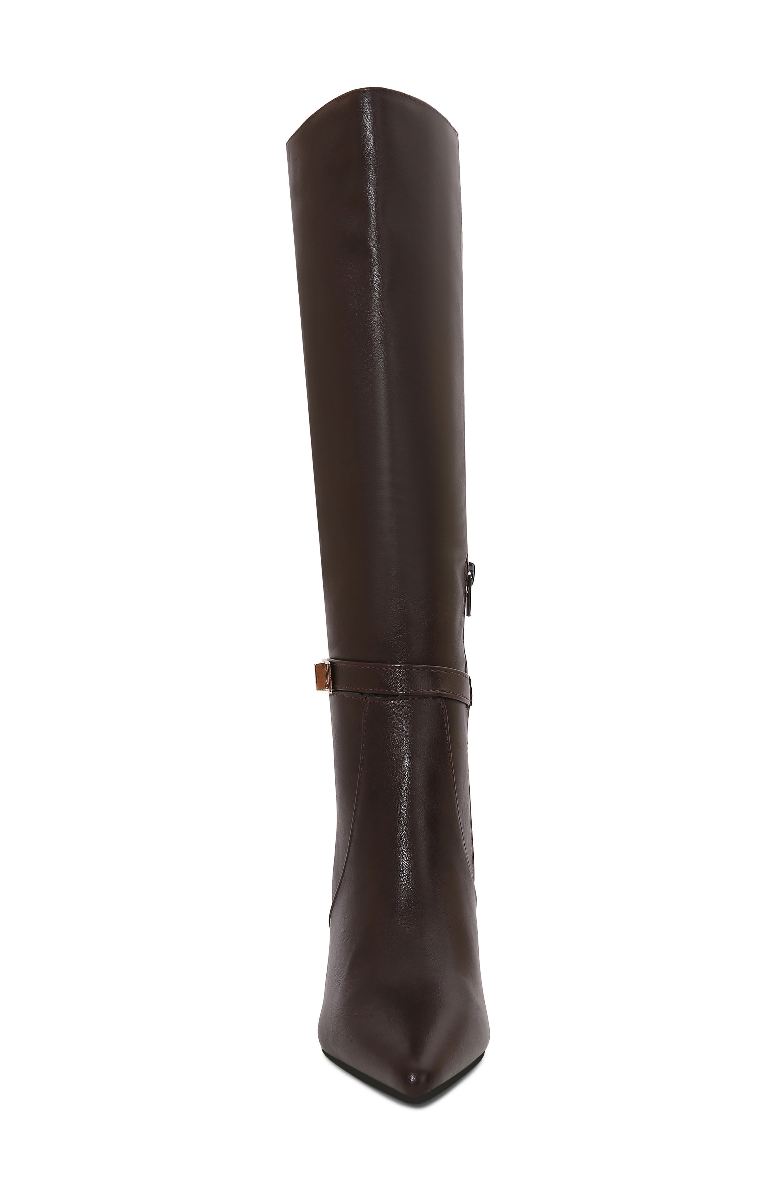 Arkady Block Heel Riding Boot, Alternate, color, BROWN