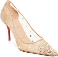 Christian Louboutin Miss Z Degrastrass Perla Pointed Toe Pump