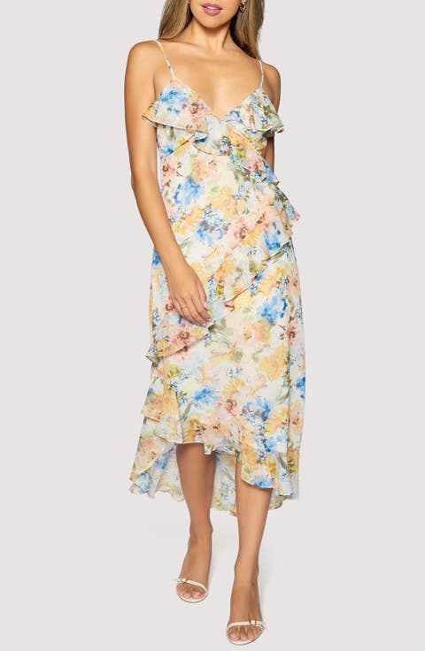 Garden Afterglow High-Low Dress