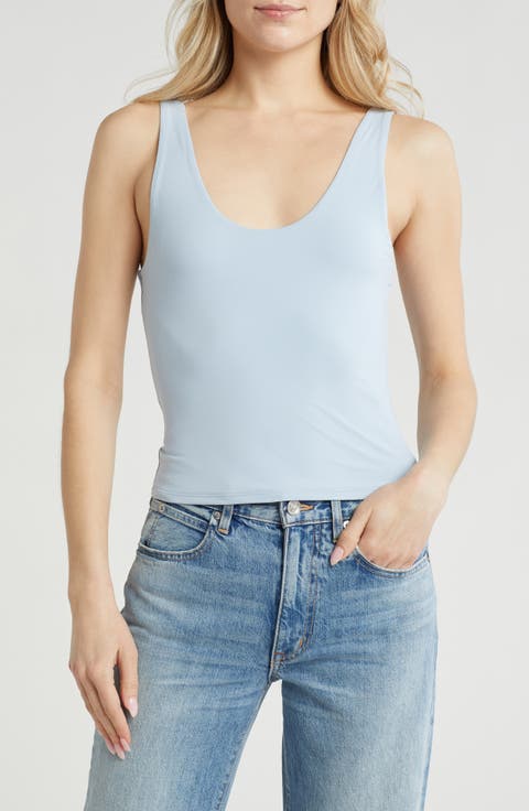 Scoop Neck Fitted Tank