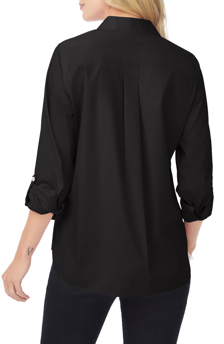 Foxcroft Cole Roll Sleeve Button-Up Shirt, Alternate, color,