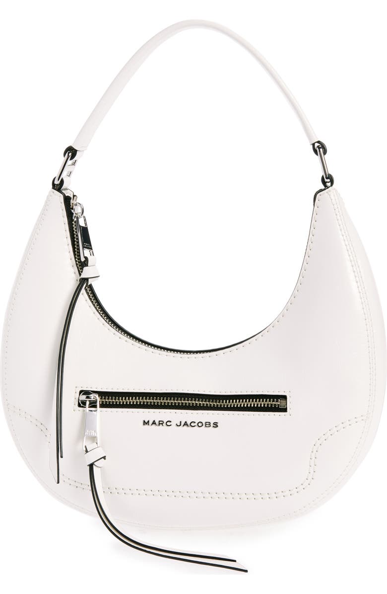 Marc Jacobs Small Crinkle Cruiser Crescent Bag, Main, color, Cotton