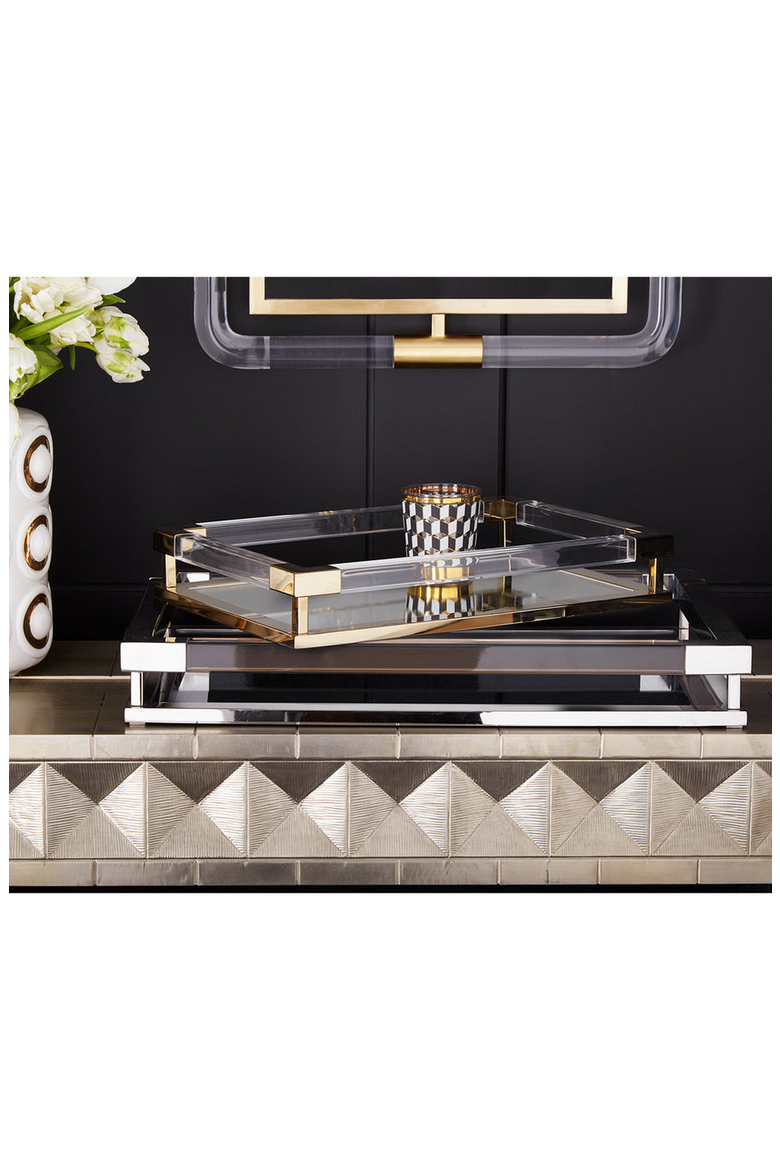 Jacques Tray, Alternate, color, Clear / Brass