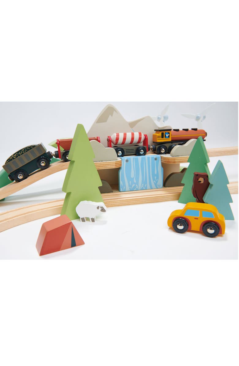 Tender Leaf Toys Mountain View Train Set, Alternate, color, Multi