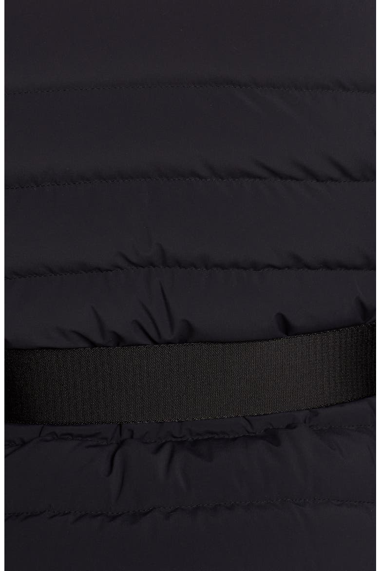 Bruche Belted Down Puffer Ski Jacket, Alternate, color, BLACK