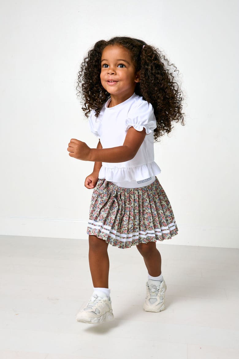 Ruffle Tee, Alternate, color, White