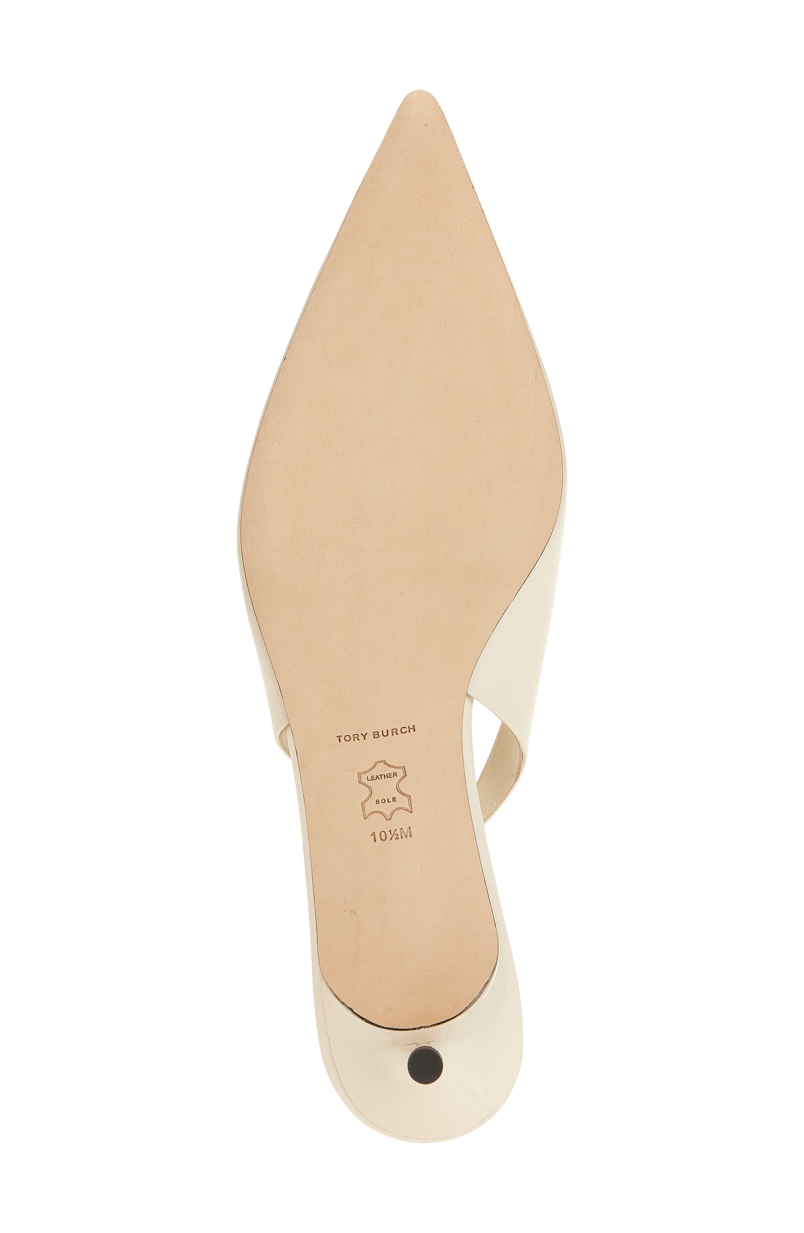 Eleanor Kitten Heel Slingback Pump, Alternate, color, LIGHT CREAM / GOLD