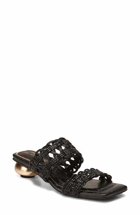 Clover Woven Strap Sandal