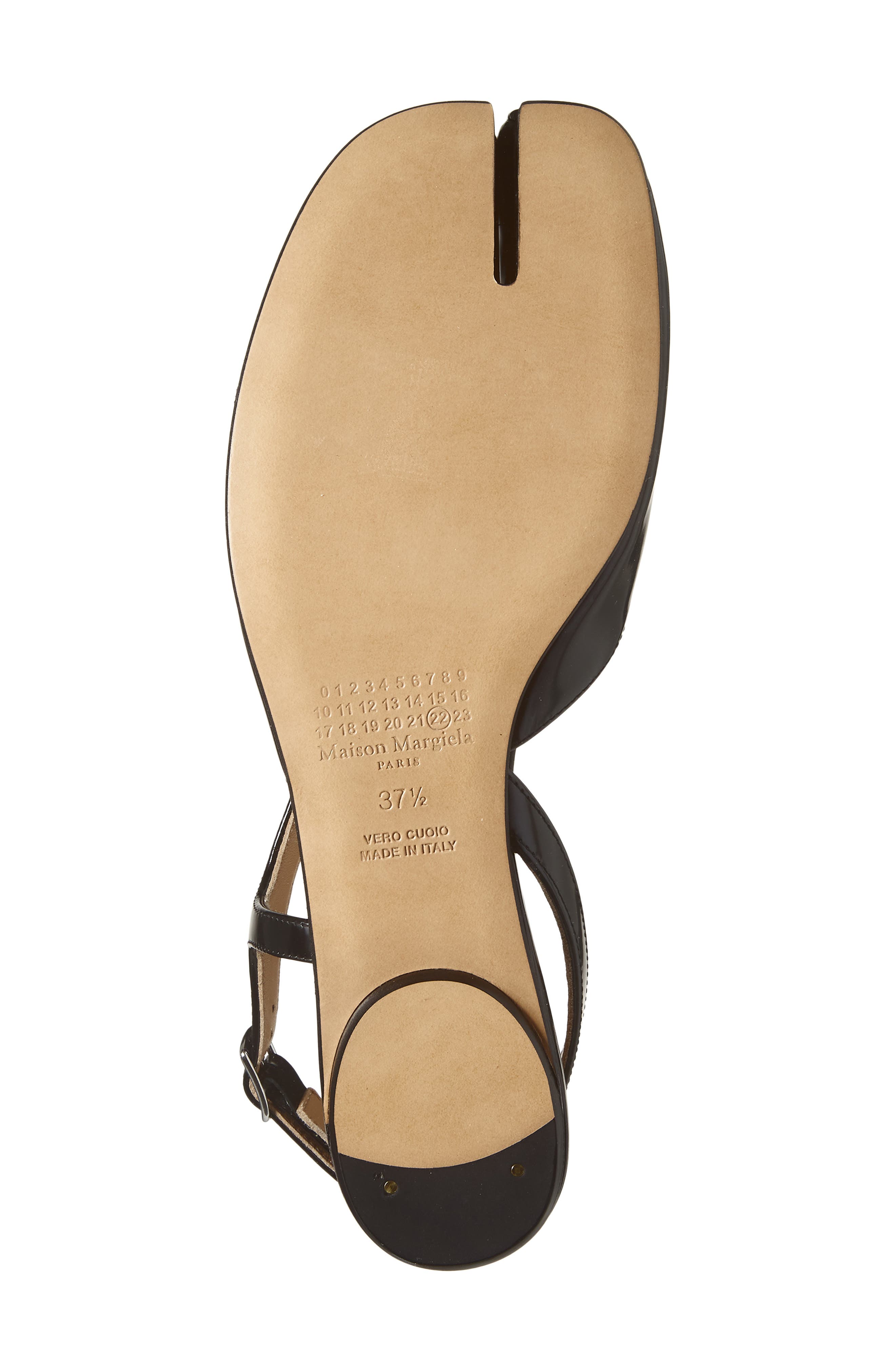 Maison Margiela Tabi Slingback Flat, Alternate, color, Black