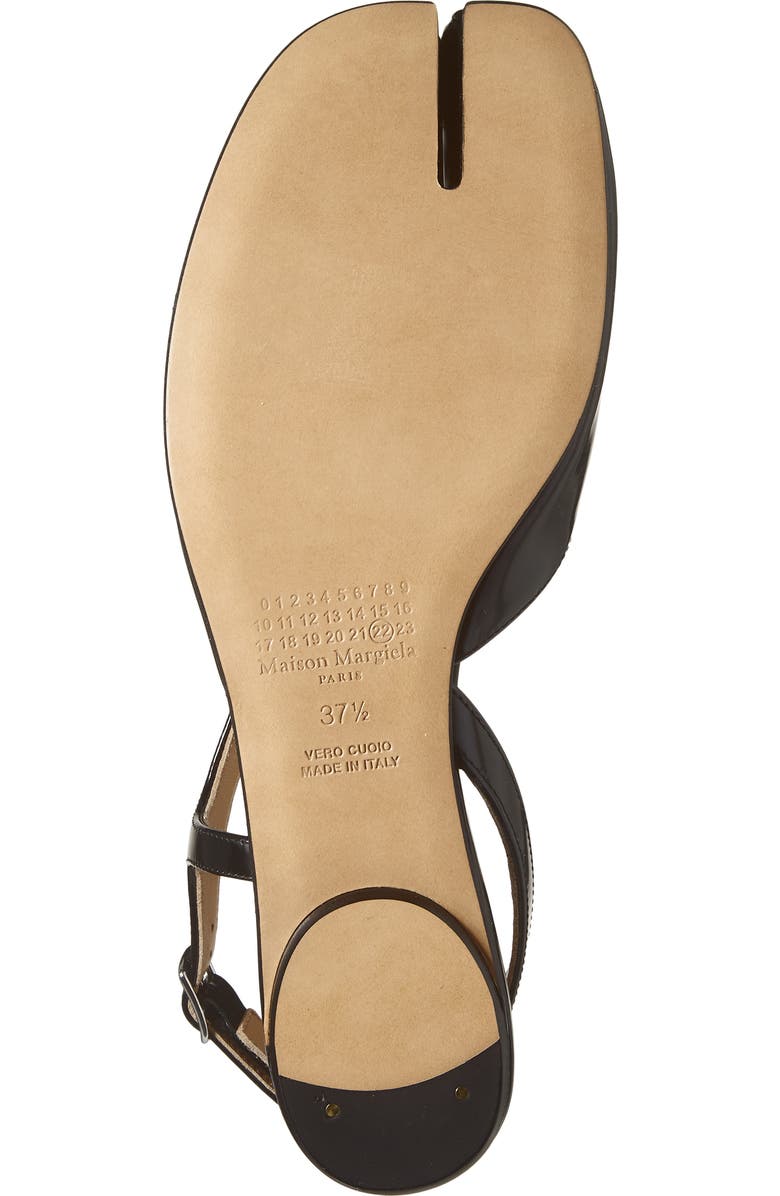 Maison Margiela Tabi Slingback Flat, Alternate, color, Black