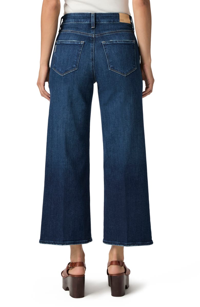 PAIGE Anessa High Waist Ankle Wide Leg Jeans, Alternate, color, Overdrive