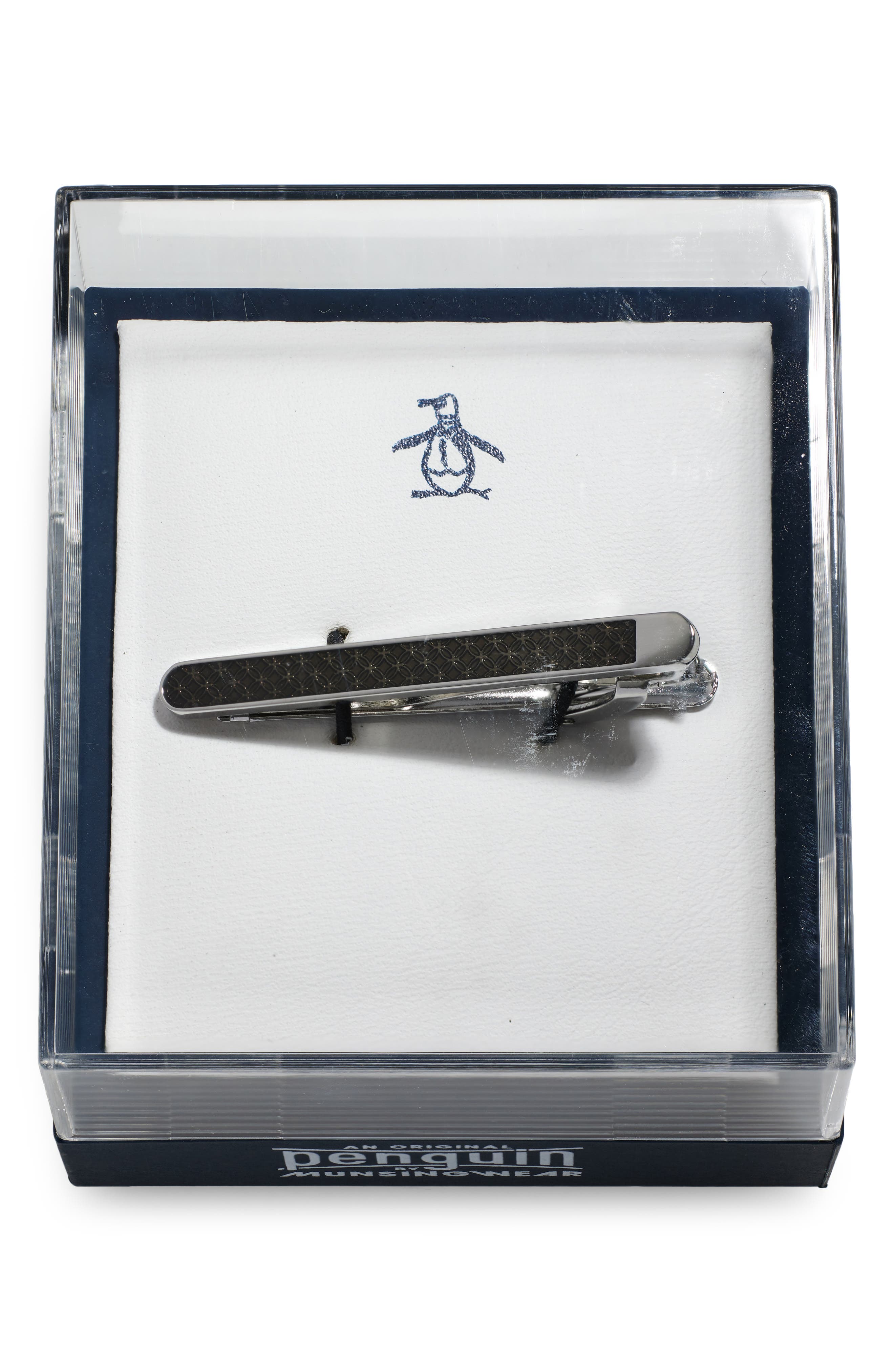 Original Penguin Medallion Pattern Tie Bar