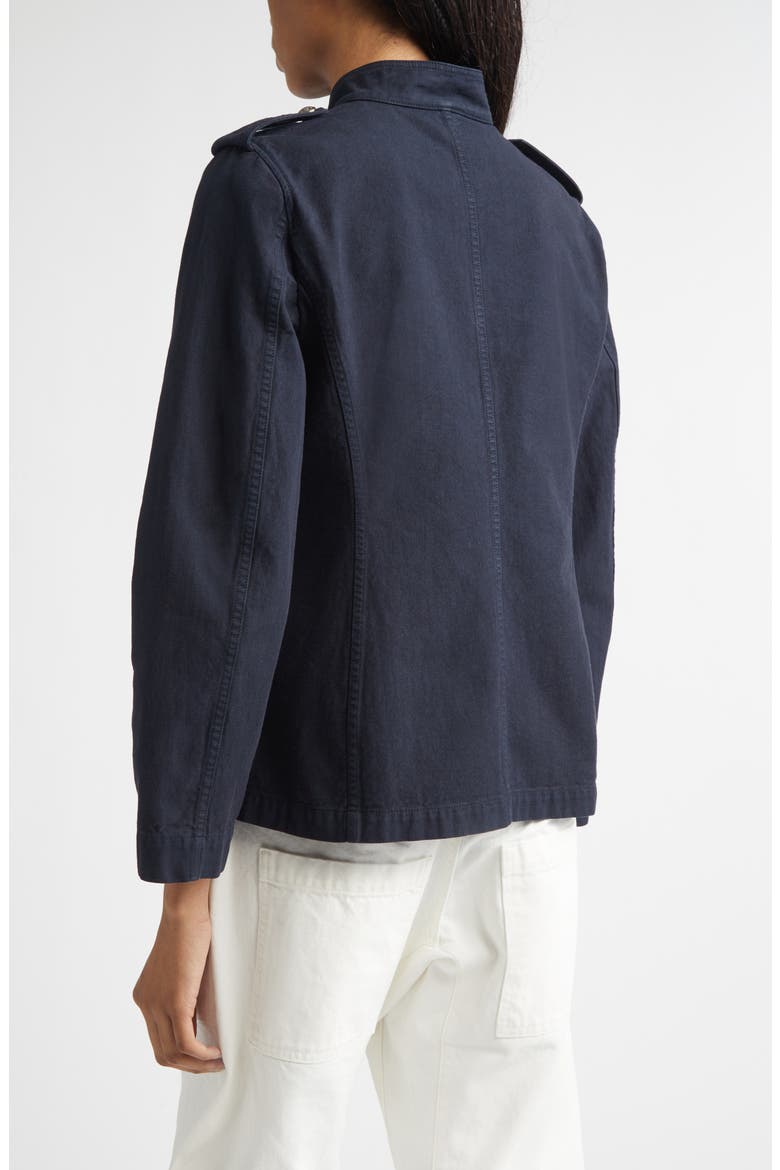 Raymond Military Cotton Jacket, Alternate, color, MIDNIGHT