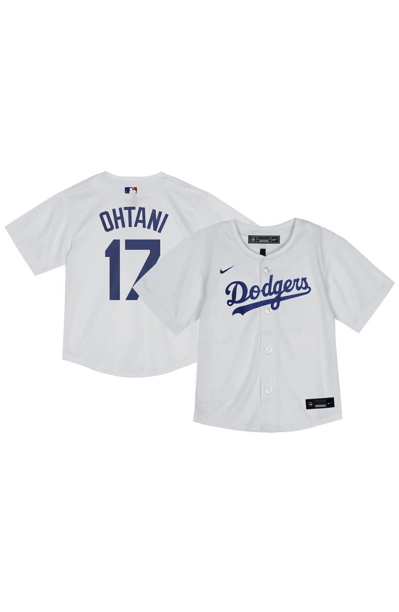 Nike Toddler Nike Shohei Ohtani White Los Angeles Dodgers Home Game Player Jersey, Alternate, color, 